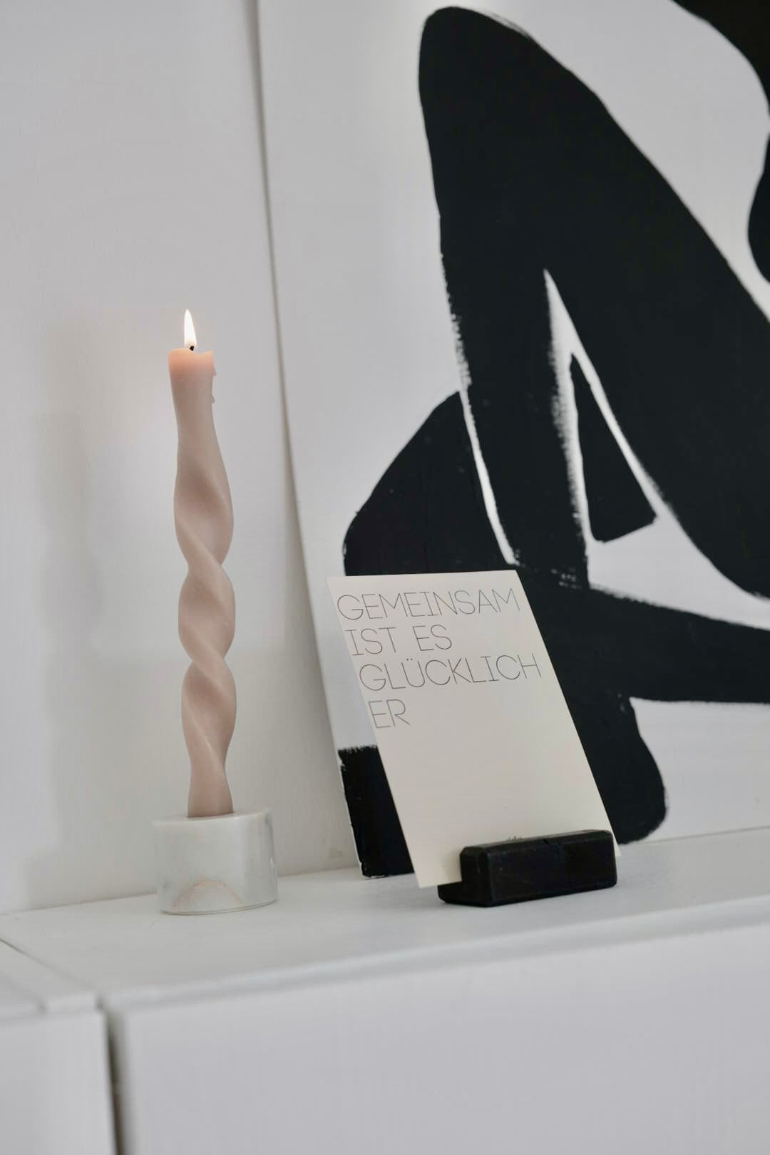 GEMEINSAM IST ES GLÜCKLICHER-Karte