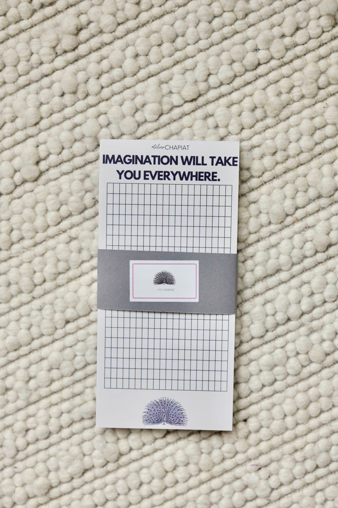 IMAGINATION WILL TAKE YOU EVERYWHERE- LARGE NOTEPAD